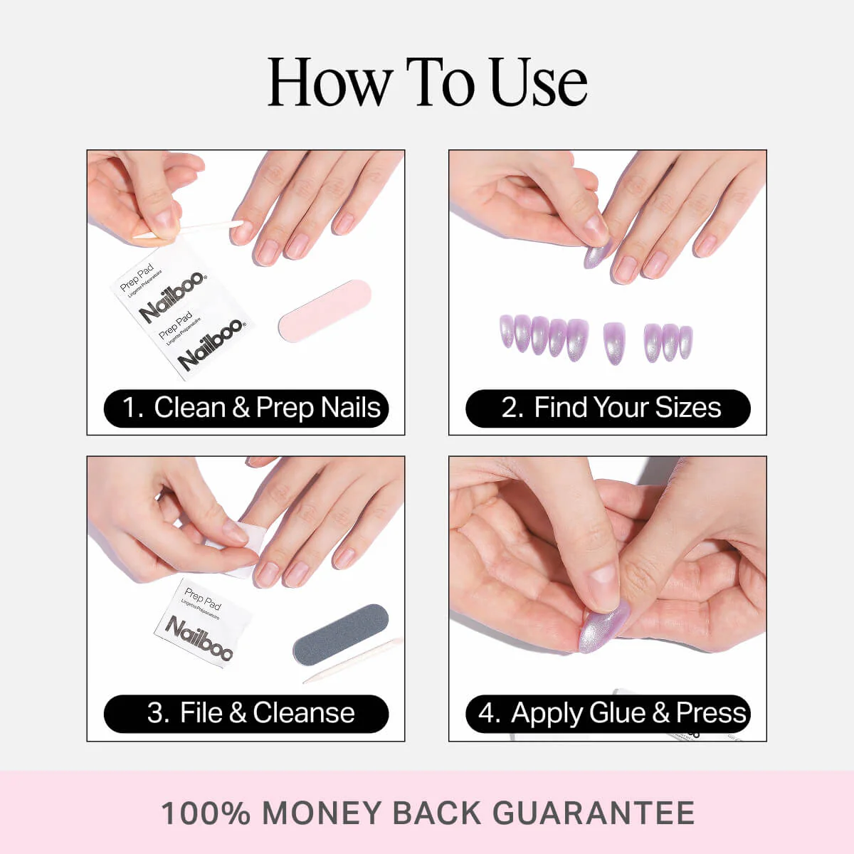 Nailboo Premium Press-Ons Starter Kit 3 Free - Image 7